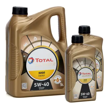 TOTAL QUARTZ 9000 ENERGY 5W-40 Motor&ouml;l BMW LL-01 MB 229.5 229.3 - 7 L 7 Liter