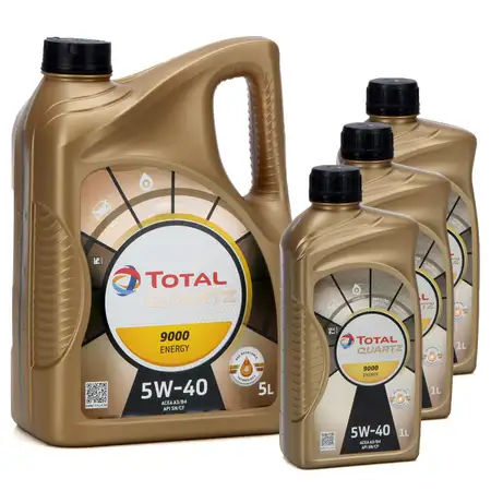 TOTAL QUARTZ 9000 ENERGY 5W-40 Motor&ouml;l BMW LL-01 MB 229.5 229.3 - 8 L 8 Liter