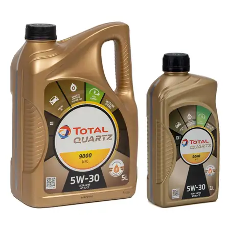 TOTAL QUARTZ 9000 FUTURE NFC 5W-30 Motor&ouml;l 6L 5W30 6 Liter f&uuml;r FORD WSS-M2C913-D