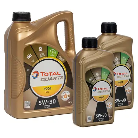TOTAL QUARTZ 9000 FUTURE NFC 5W-30 Motor&ouml;l 7L 5W30 7 Liter f&uuml;r FORD WSS-M2C913-D