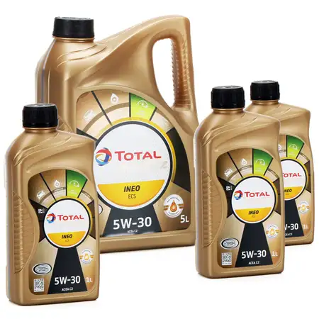 TOTAL QUARTZ INEO ECS 5W-30 Motor&ouml;l PSA B71 2290 Fiat 9.55535-S1 - 8L 8 Liter
