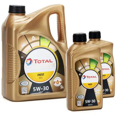 TOTAL QUARTZ INEO ECS 5W-30 Motor&ouml;l PSA B71 2290 Fiat 9.55535-S1 - 7L 7 Liter