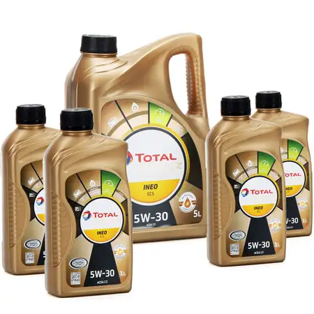 TOTAL QUARTZ INEO ECS 5W-30 Motor&ouml;l PSA B71 2290 Fiat 9.55535-S1 - 9L 9 Liter