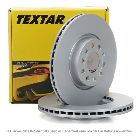 TEXTAR Bremsscheiben Satz f&uuml;r Mitsubishi Colt CZC VI Smart ForFour (454) vorne