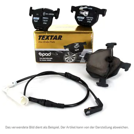 TEXTAR epad CERAMIC Bremsbel&auml;ge + Wako MERCEDES W211 E320-500 E320-400CDI vorne