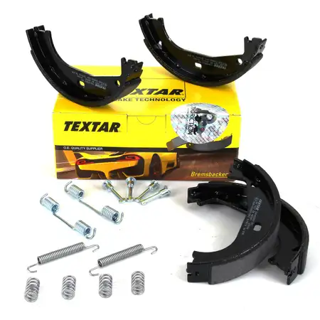 TEXTAR Bremsbacken + Federn Satz BMW E36 316-328i Z1 2.5 Z3 E36 1.8-3.0 hinten