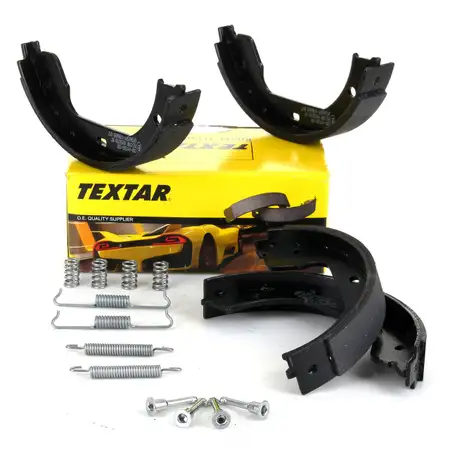 TEXTAR Bremsbacken + Federn Satz f&uuml;r BMW 3er 5er 6er 7er X3 X5 Z4 VW T5 hinten