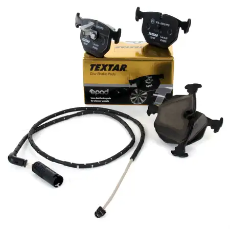TEXTAR epad CERAMIC Bremsbel&auml;ge + Wako f&uuml;r BMW X3 E83 2.0-3.0i 18-35d hinten