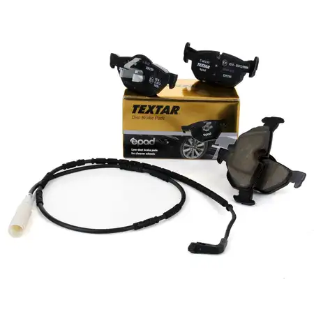 TEXTAR epad CERAMIC Bremsbel&auml;ge + Wako f&uuml;r BMW 1er E81-E88 3er E90-E93 hinten