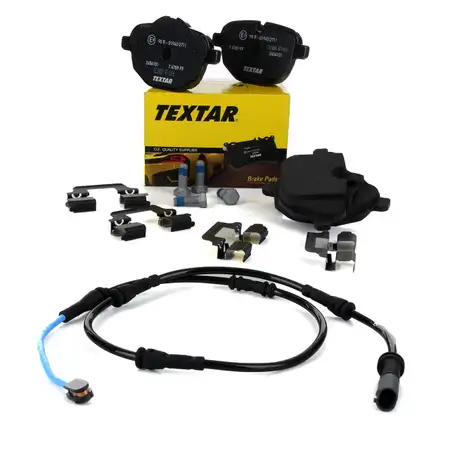 TEXTAR Bremsbel&auml;ge + Wako f&uuml;r BMW 5er Limousine F10 F18 520-535i 518-530d hinten