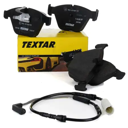 TEXTAR Bremsbel&auml;ge + Wako f&uuml;r BMW 3er E90 E91 E92 E93 330i 335i 330d 335d vorne