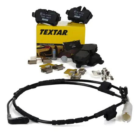 TEXTAR Bremsbel&auml;ge + Wako f&uuml;r MINI R56 R57 CABRIO R55 CLUBMAN bis 08.2010 hinten
