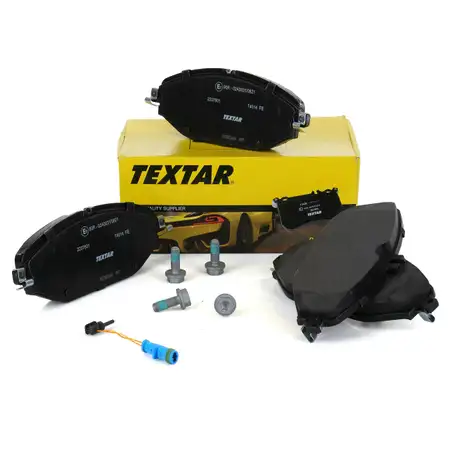 TEXTAR Bremsbel&auml;ge + Wako MERCEDES C-KLASSE W205 C250 C300 C250/300BlueTec vorne