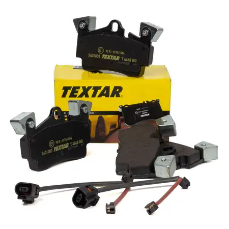 TEXTAR Bremsbel&auml;ge + Wako AUDI Q7 4L 2EA PORSCHE CAYENNE 9PA Turbo S 1KU hinten
