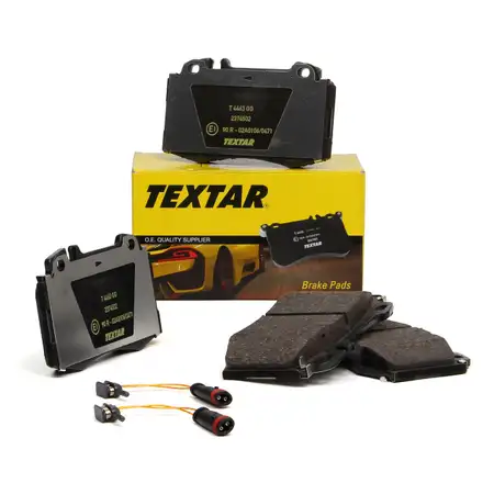 TEXTAR Bremsbel&auml;ge + Wako MERCEDES W203 C209 C219 W211 C215 R230 R171 vorne