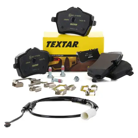 TEXTAR Bremsbel&auml;ge + Warnkontakt f&uuml;r MINI COUNTRYMAN R60 + PACEMAN R61 vorne