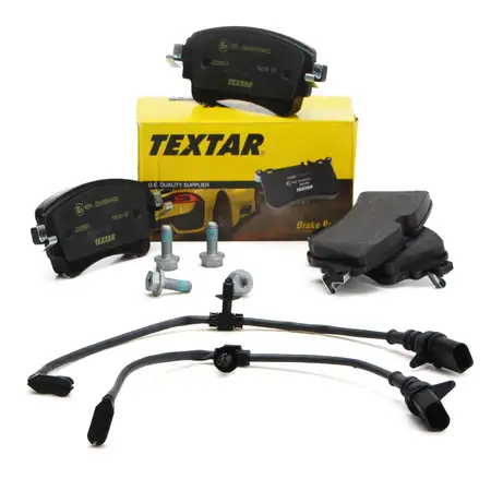 TEXTAR Bremsbel&auml;ge + Wako AUDI Q7 (4MB) 2.0/3.0 TFSI 3.0 TDI PR-2ED/2EE hinten