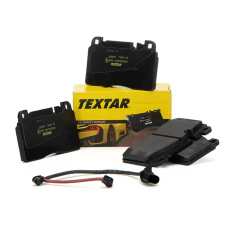 TEXTAR Bremsbel&auml;ge + Warnkontaktkabel AUDI A6 (C7) A7 (4G) Q5 (8RB) PR-1LP vorne