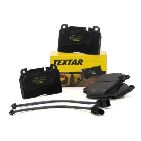 TEXTAR Bremsbel&auml;ge + Warnkontaktkabel PORSCHE MACAN (95B) 2.0 PR-1LE/1LA vorne