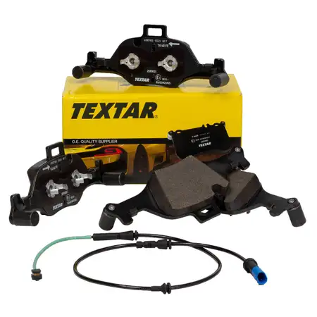 TEXTAR Bremsbel&auml;ge + Wako BMW 5er G30/31 6er G32 7er G11/12 ohne M-Technik vorne