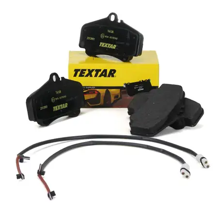 TEXTAR Bremsbel&auml;ge + Wako PORSCHE 911 (997) 3.8 Carrera S 355/381/385 PS vorne