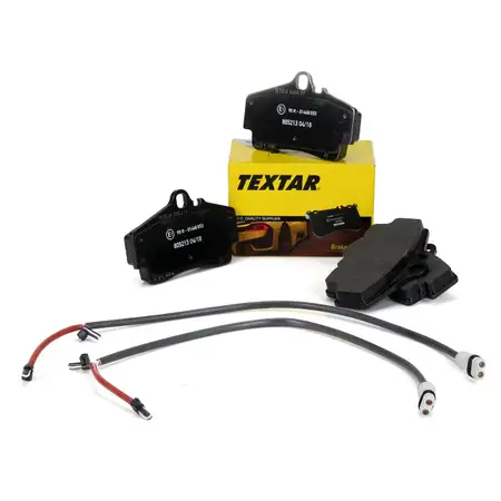TEXTAR Bremsbel&auml;ge + Wako f&uuml;r PORSCHE 911 (996 997) 3.4 / 3.6 Carrera hinten