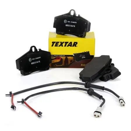 TEXTAR Bremsbel&auml;ge + Wako f&uuml;r PORSCHE BOXSTER CAYMAN (986 987) 2.5 2.7 S hinten