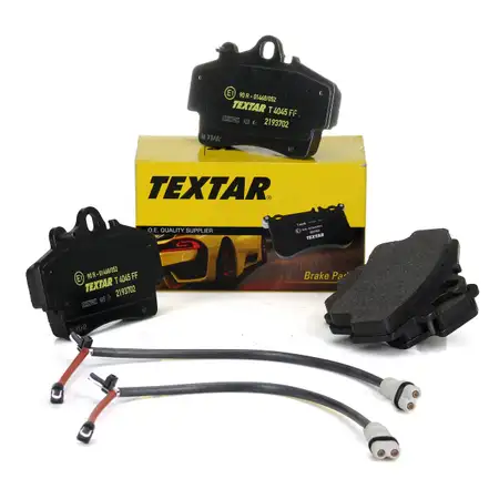 TEXTAR Bremsbel&auml;ge + Wako f&uuml;r PORSCHE BOXSTER CAYMAN (987) 2.7 240/245 PS vorne
