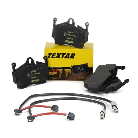 TEXTAR Bremsbel&auml;ge + Wako f&uuml;r PORSCHE 911 (997) 3.6 Carrera / 4 345 PS hinten