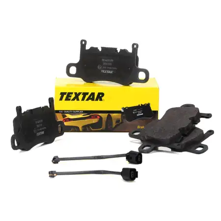 TEXTAR Bremsbel&auml;ge + Wako f&uuml;r PORSCHE 911 (991) 3.8 GT3 + 4.0 GT3 RS / R hinten