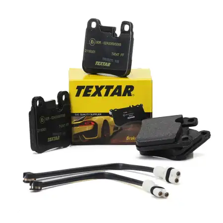 TEXTAR Bremsbel&auml;ge + Wako PORSCHE 911 964 3.6 Carrera 250 PS bis 06.1991 hinten
