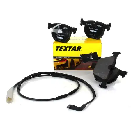 TEXTAR Bremsbel&auml;ge + Wako f&uuml;r BMW 3er E90 E91 E92 E93 330i 335i 325-335d hinten