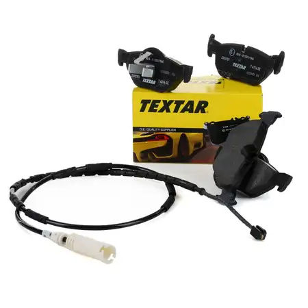 TEXTAR Bremsbel&auml;ge + Wako f&uuml;r BMW 1er E81 E87 E88 E82 3er E90 E91 E92 E93 hinten