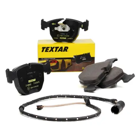 TEXTAR Bremsbel&auml;ge Bremskl&ouml;tze + Wako f&uuml;r BMW X5 E53 3.0i 4.4i 3.0d vorne