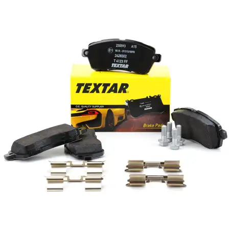 TEXTAR 2428302 Bremsbel&auml;ge Ford FIESTA VI MK6 1.0-1.6Ti 1.4/1.5/1.6 TDCi vorne