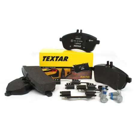 TEXTAR Bremsbel&auml;ge Bremsbelagsatz Mercedes W204 W212 C207 ohne Sportpaket vorne
