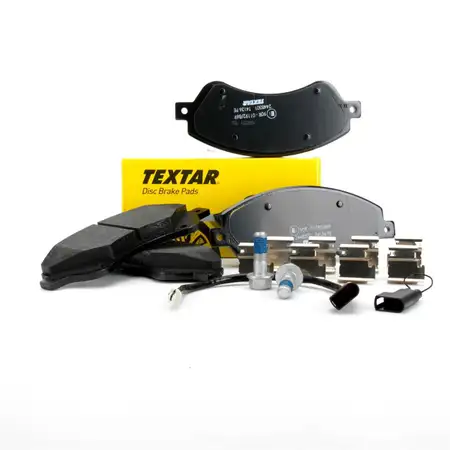 TEXTAR 2448501 Bremsbel&auml;ge + Warnkontakt FORD TRANSIT / TRANSIT TOURNEO vorne