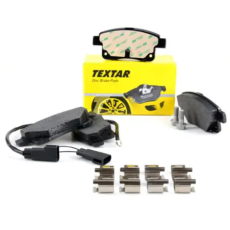 TEXTAR Bremsbel&auml;ge Bremskl&ouml;tze + Wako f&uuml;r Ford Transit / Transit Tourneo hinten