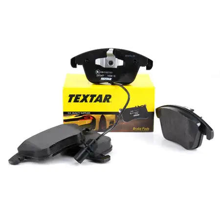 TEXTAR Bremsbel&auml;ge Bremsbelagsatz + Wako f&uuml;r Audi A4 (8K B8) A5 PR-1L/1LY vorne