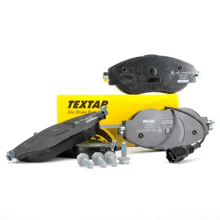 TEXTAR Bremsbel&auml;ge Bremskl&ouml;tze + Wako f&uuml;r Audi A3 8V Seat Skoda VW Golf 7 vorne