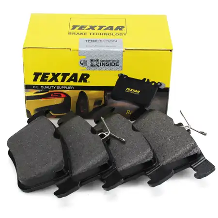 TEXTAR Bremsbel&auml;ge Bremskl&ouml;tze f&uuml;r Audi A3 (8V) VW Golf 7 Sportsvan Polo hinten