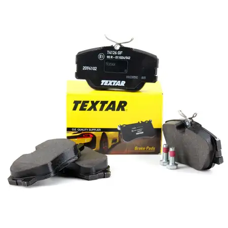 TEXTAR Bremsbel&auml;ge Bremskl&ouml;tze MERCEDES 190 W201 E-Klasse W124 Kombi S124 vorne
