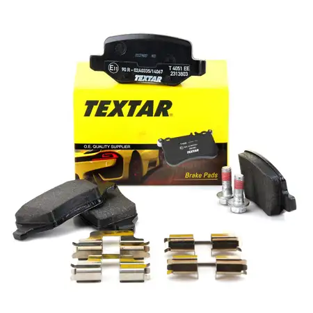 TEXTAR Bremsbel&auml;ge Bremsbelagsatz Mercedes W168 lang. Radstand Vaneo 414 hinten
