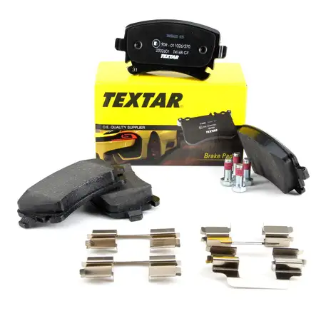 TEXTAR Bremsbel&auml;ge Bremskl&ouml;tze f&uuml;r Audi A4 A6 A8 Multivan Transporter T5 hinten