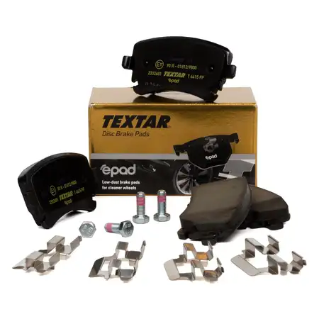 TEXTAR epad CERAMIC Bremsbel&auml;ge Bremsbelagsatz f&uuml;r Audi A4 A6 A8 VW T5 hinten