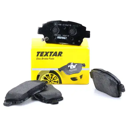 TEXTAR Bremsbel&auml;ge Bremskl&ouml;tze f&uuml;r Toyota Celica Corolla Ist Prius Yaris vorne