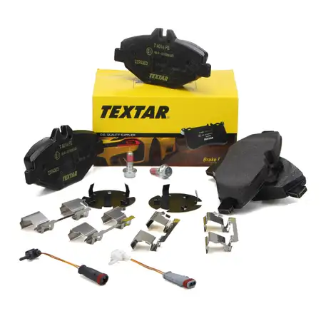 TEXTAR Bremsbel&auml;ge Bremsbelagsatz + Wako Mercedes E-Klasse W211 S211 vorne