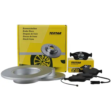 TEXTAR Bremsscheiben + Bel&auml;ge + Wako BMW 3er E36 316i 318i 318tds Z3 E36 vorne