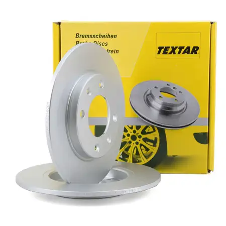 TEXTAR Bremsscheiben Satz Citroen Saxo Xsara ZX f&uuml;r Peugeot 106 206 306 hinten