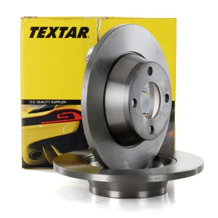 TEXTAR Bremsscheiben Satz f&uuml;r Audi 80 (8C B4) 1.6 2.0 1.9TDI vorne
